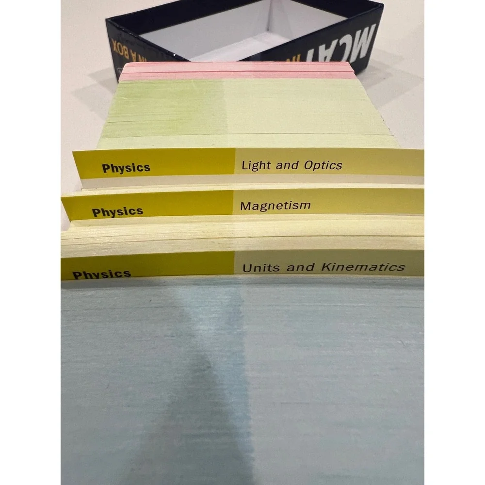 Kaplan MCAT in a Box Second Edition 700 Science Flashcards‎